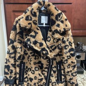 Leopard Faux Fur Moro Jacket